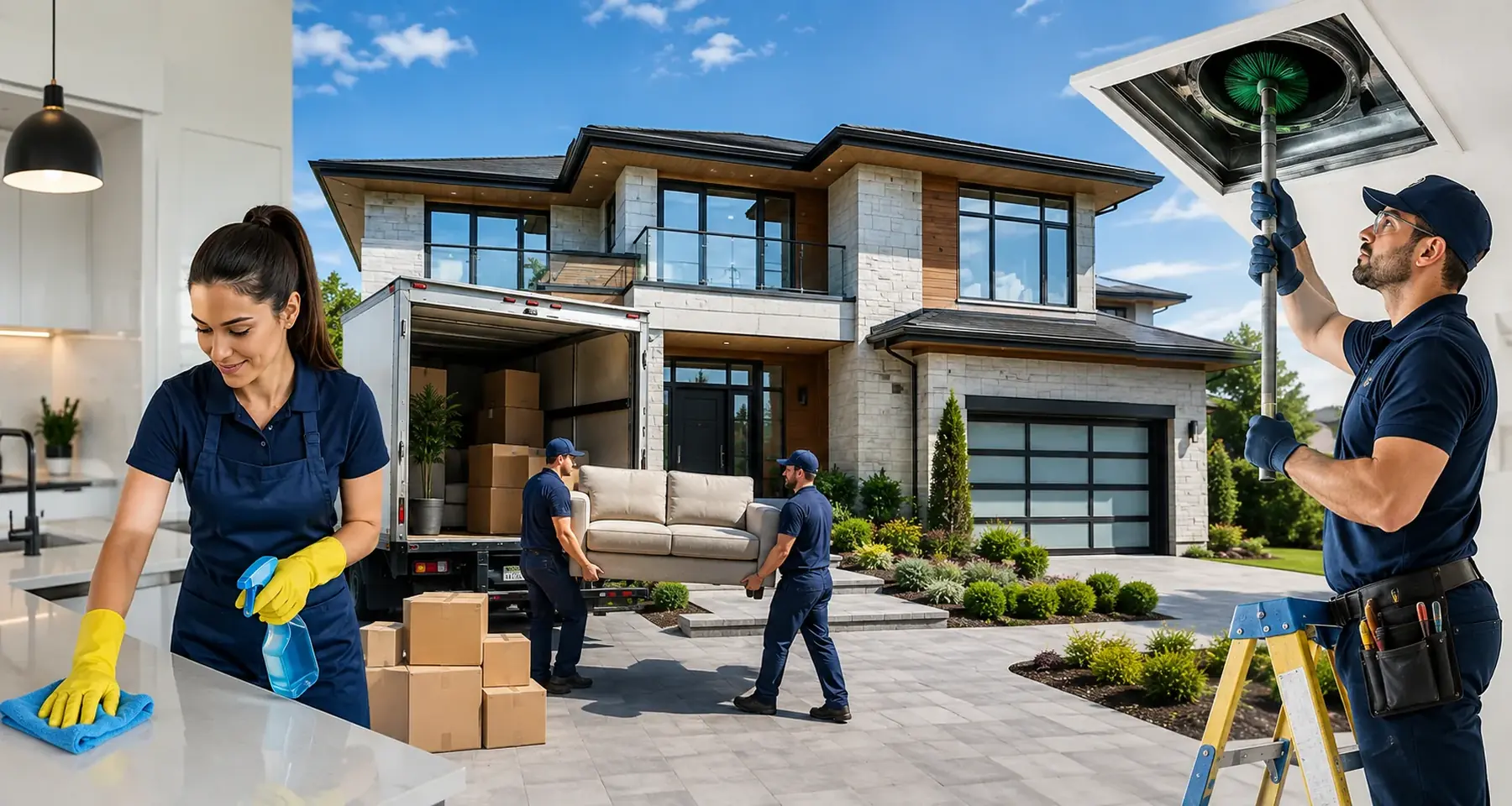 House Helpers home cleaning, moving and air duct cleaning services